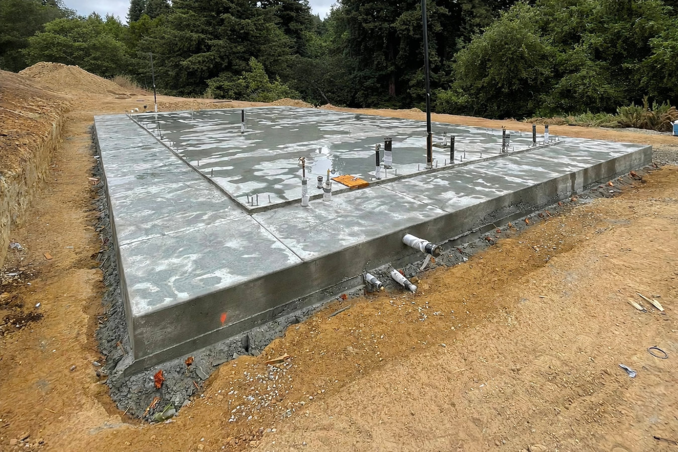 Slab foundation building in Ventura, CA